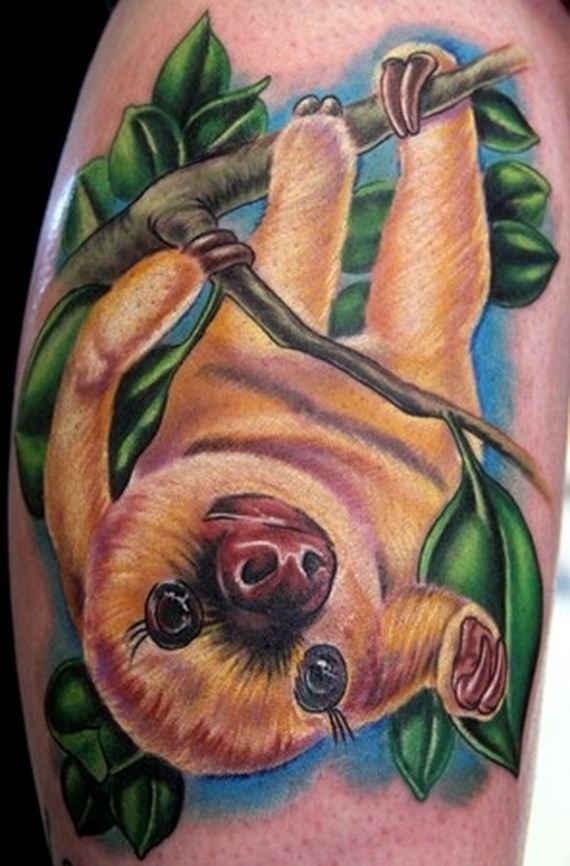 best-sloth-tattoos- time